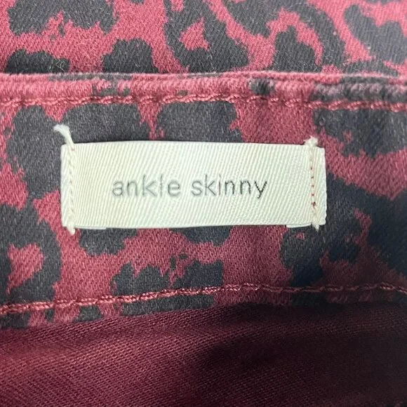 Social Standard Skinny Ankle Jeans Pants Womens Size 8 Red New - Picture 11 of 16